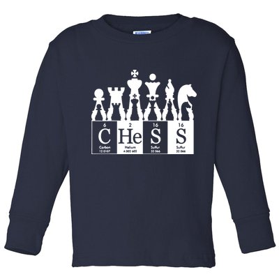 Chess Sets Periodic Table Elements Toddler Long Sleeve Shirt