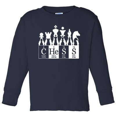 Chess Sets Periodic Table Elements Toddler Long Sleeve Shirt