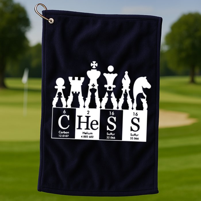 Chess Sets Periodic Table Elements Golf Towel