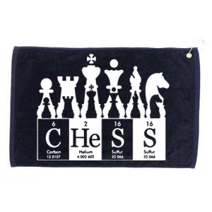 Chess Sets Periodic Table Elements Grommeted Golf Towel