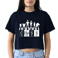 Chess Sets Periodic Table Elements Crop Top