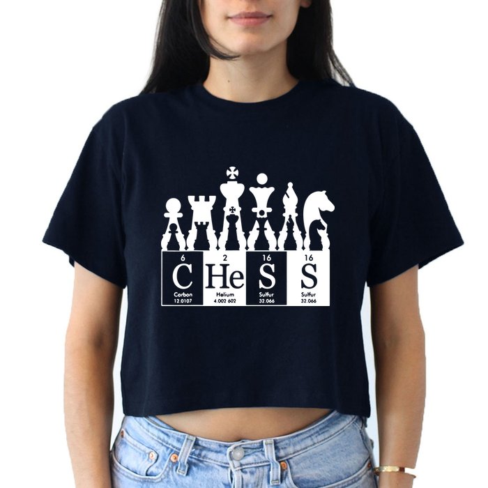 Chess Sets Periodic Table Elements Crop Top