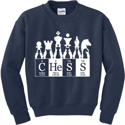 Chess Sets Periodic Table Elements Kids Sweatshirt