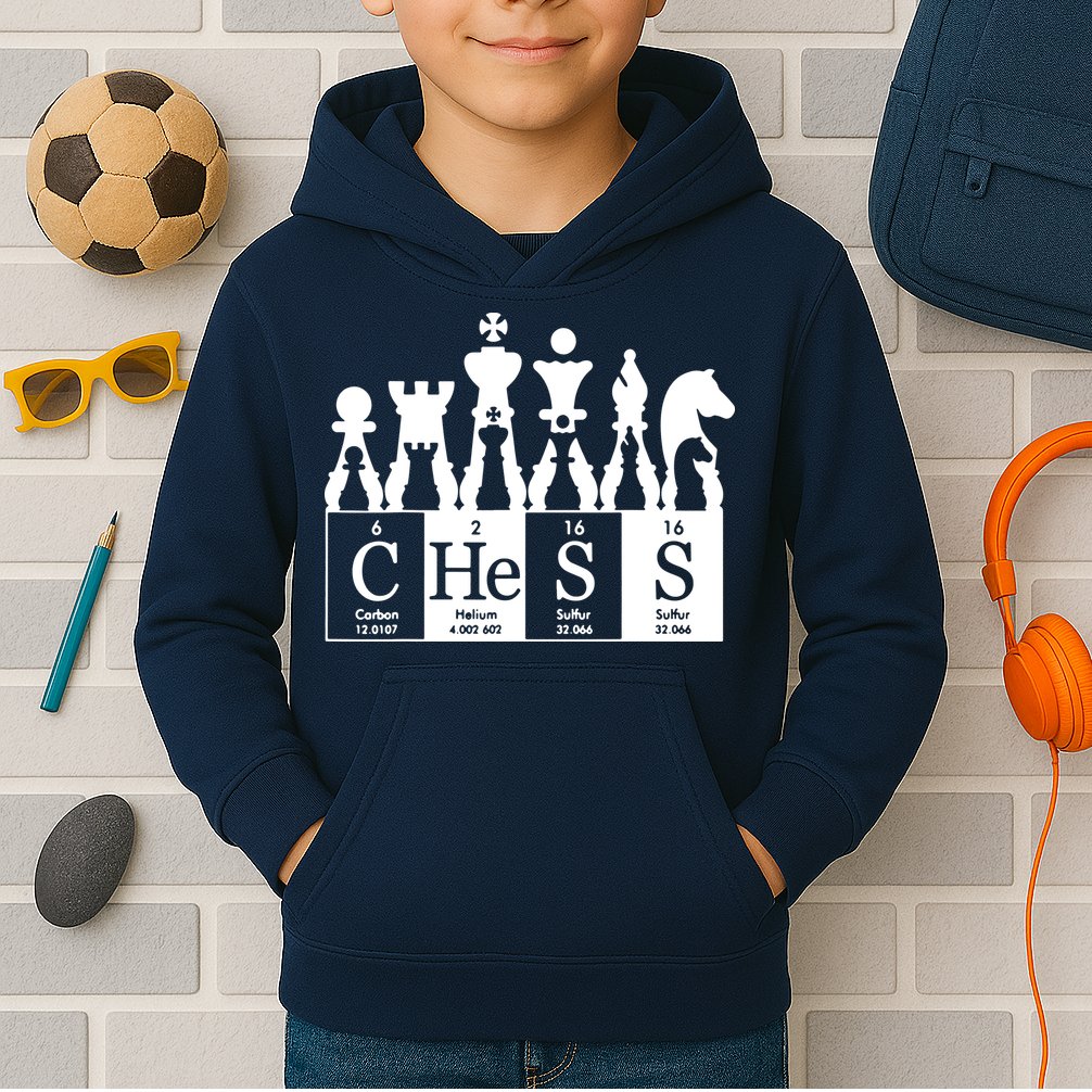 Chess Sets Periodic Table Elements Kids Hoodie