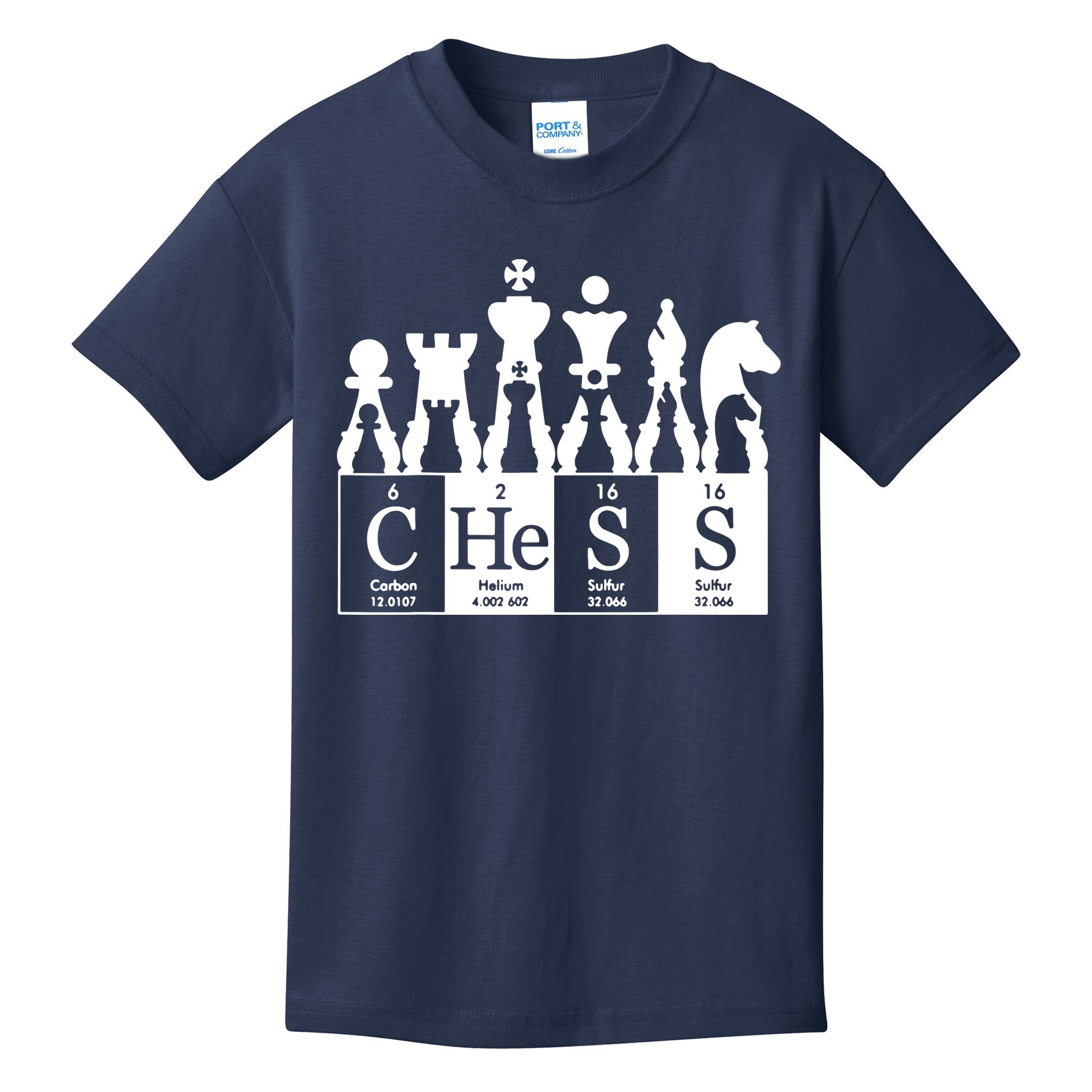 Chess Sets Periodic Table Elements Kids T-Shirt