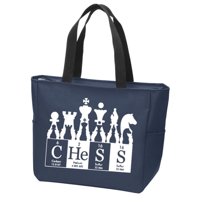 Chess Sets Periodic Table Elements Zip Tote Bag