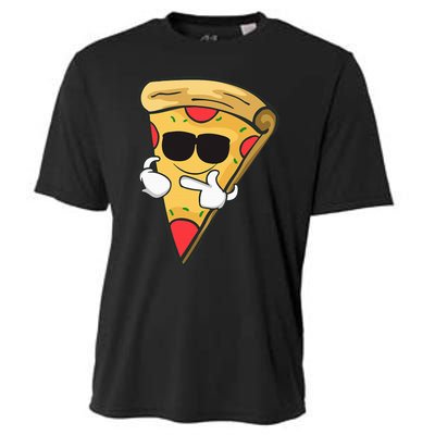 Cool Sunglasses Pizza Cooling Performance Crew T-Shirt