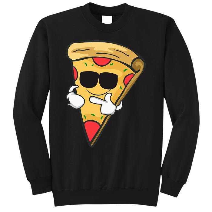 Cool Sunglasses Pizza Sweatshirt