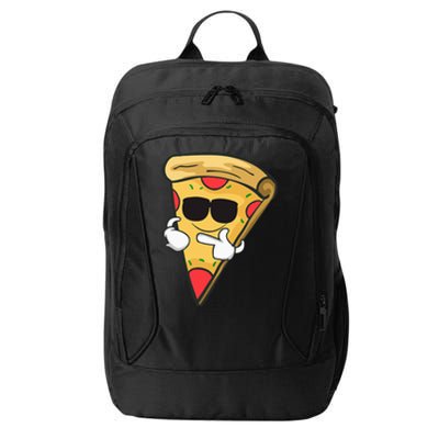 Cool Sunglasses Pizza City Backpack