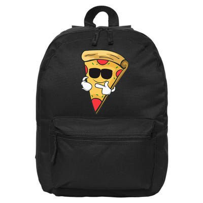 Cool Sunglasses Pizza 16 in Basic Backpack