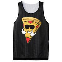 Cool Sunglasses Pizza Mesh Reversible Basketball Jersey Tank