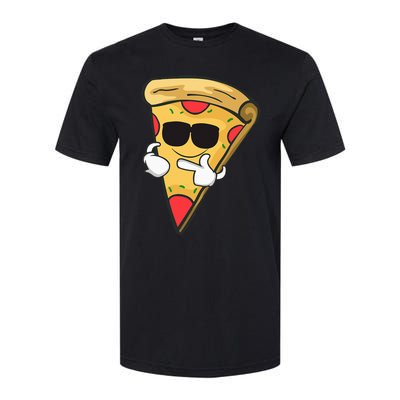 Cool Sunglasses Pizza Softstyle CVC T-Shirt