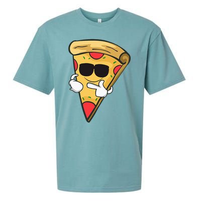 Cool Sunglasses Pizza Sueded Cloud Jersey T-Shirt