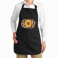 Cheetah Sunflower Pumpkin Apron
