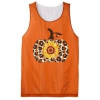 Cheetah Sunflower Pumpkin Mesh Reversible Basketball Jersey Tank