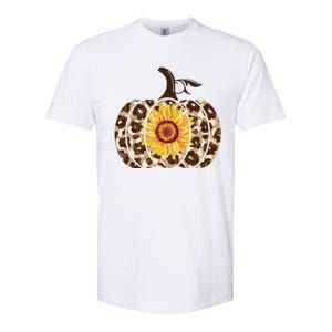 Cheetah Sunflower Pumpkin Softstyle® CVC T-Shirt