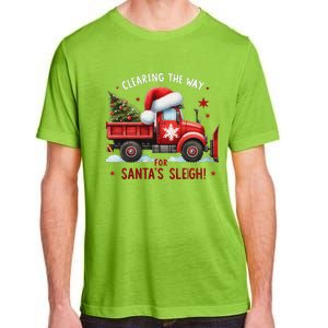 Christmas Snow Plow Clearing The Way For SantaS Snow Truck Adult ChromaSoft Performance T-Shirt