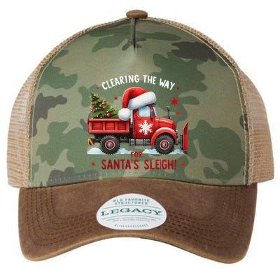 Christmas Snow Plow Clearing The Way For SantaS Snow Truck Legacy Tie Dye Trucker Hat