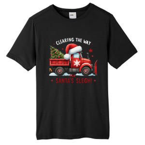 Christmas Snow Plow Clearing The Way For SantaS Snow Truck Tall Fusion ChromaSoft Performance T-Shirt