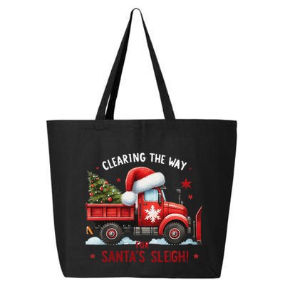 Christmas Snow Plow Clearing The Way For SantaS Snow Truck 25L Jumbo Tote