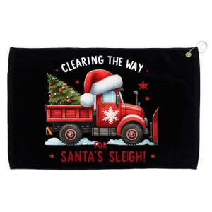 Christmas Snow Plow Clearing The Way For SantaS Snow Truck Grommeted Golf Towel