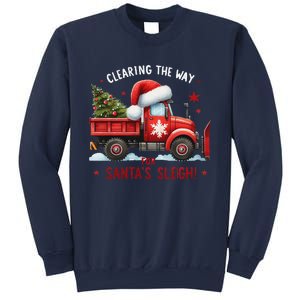 Christmas Snow Plow Clearing The Way For SantaS Snow Truck Sweatshirt