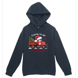 Christmas Snow Plow Clearing The Way For SantaS Snow Truck Urban Pullover Hoodie