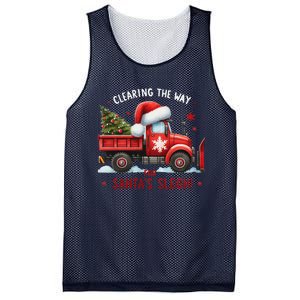 Christmas Snow Plow Clearing The Way For SantaS Snow Truck Mesh Reversible Basketball Jersey Tank