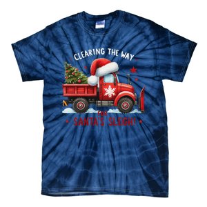 Christmas Snow Plow Clearing The Way For SantaS Snow Truck Tie-Dye T-Shirt