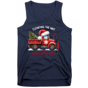 Christmas Snow Plow Clearing The Way For SantaS Snow Truck Tank Top