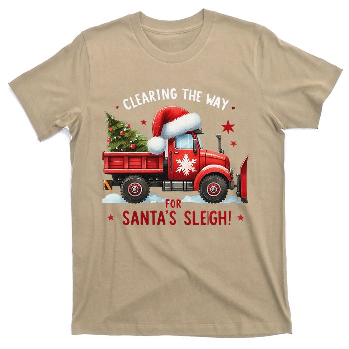 Christmas Snow Plow Clearing The Way For SantaS Snow Truck T-Shirt