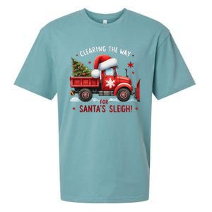 Christmas Snow Plow Clearing The Way For SantaS Snow Truck Sueded Cloud Jersey T-Shirt