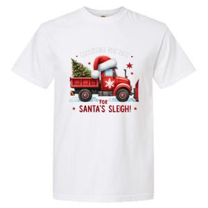 Christmas Snow Plow Clearing The Way For SantaS Snow Truck Garment-Dyed Heavyweight T-Shirt