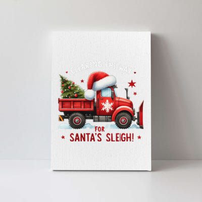 Christmas Snow Plow Clearing The Way For SantaS Snow Truck Canvas