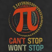 CanT Stop Pi WonT Stop Math Pi Day 7 Panel Mesh Trucker Snapback Hat