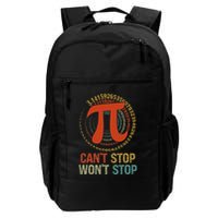 CanT Stop Pi WonT Stop Math Pi Day Daily Commute Backpack