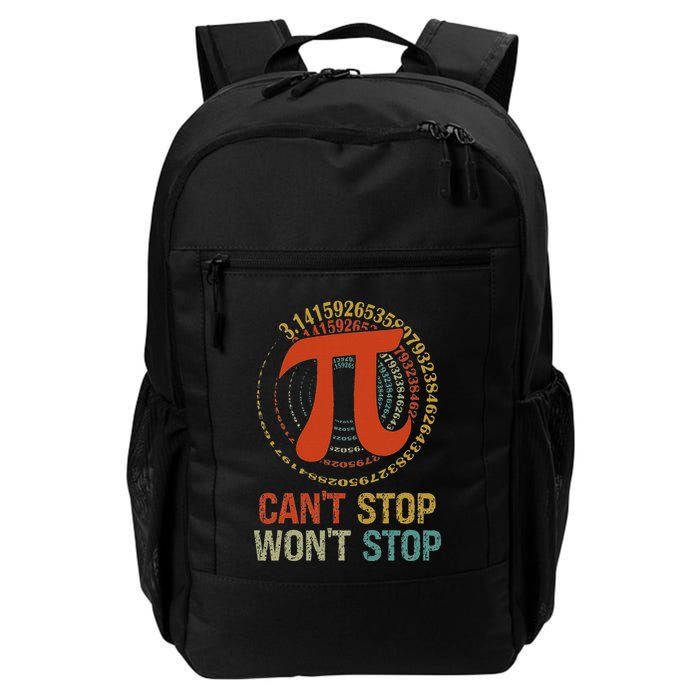 CanT Stop Pi WonT Stop Math Pi Day Daily Commute Backpack