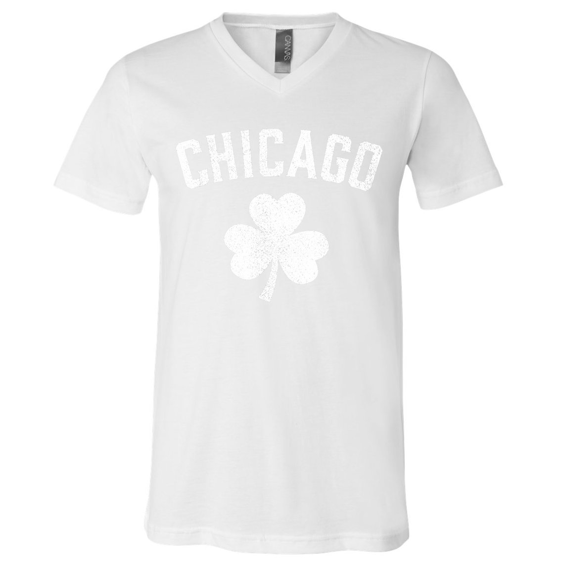 Chicago, St Patrick's day - Patty's day shamrock tee V-Neck T-Shirt