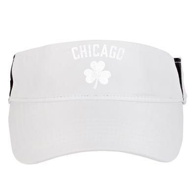 Chicago, St Patrick's day - Patty's day shamrock tee Adult Drive Performance Visor