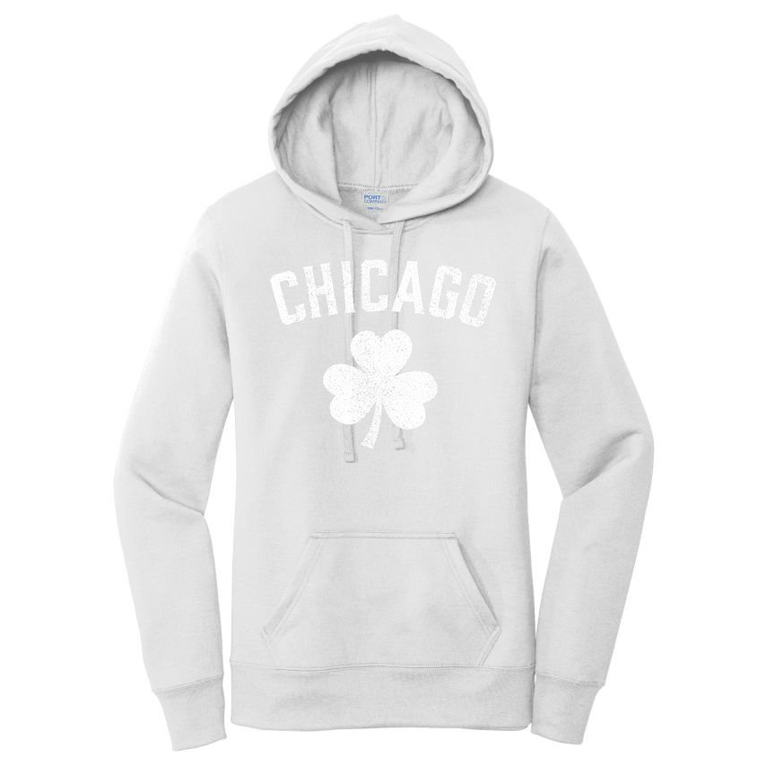 Chicago, St Patrick's day - Patty's day shamrock tee Women's Pullover Hoodie