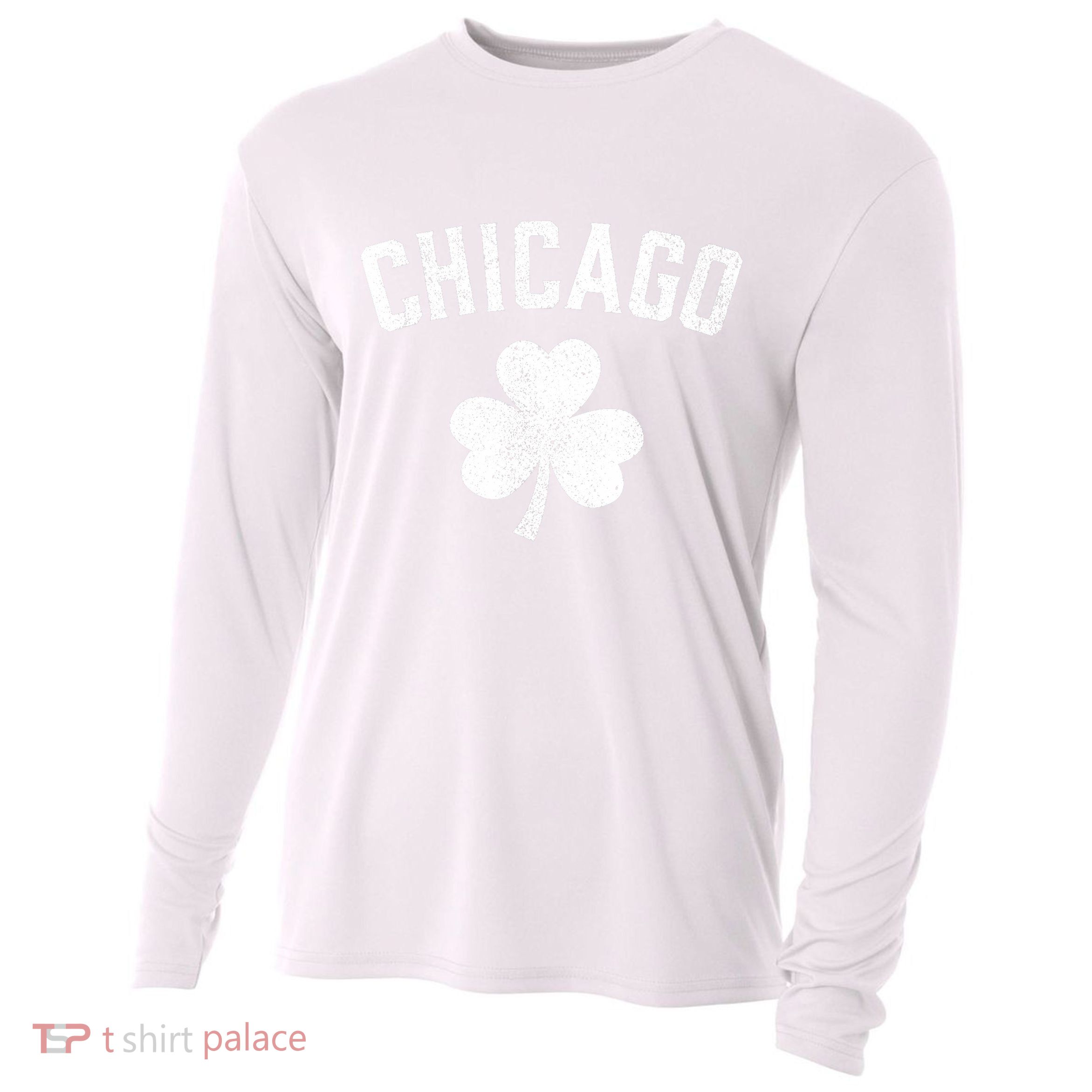 Chicago, St Patrick's day - Patty's day shamrock tee Cooling Performance Long Sleeve Crew