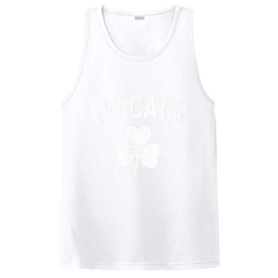 Chicago, St Patrick's day - Patty's day shamrock tee PosiCharge Competitor Tank
