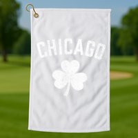 Chicago, St Patrick's day - Patty's day shamrock tee Golf Towel