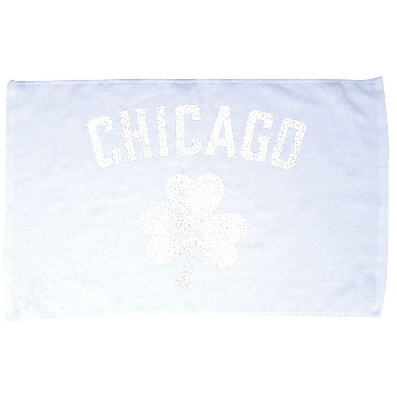 Chicago, St Patrick's day - Patty's day shamrock tee Microfiber Hand Towel