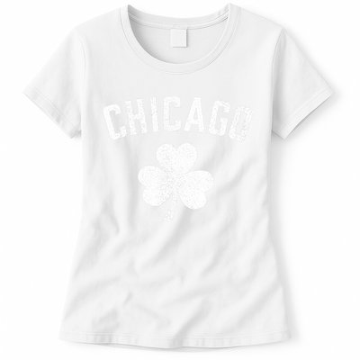 Chicago, St Patrick's day - Patty's day shamrock tee Womens T-Shirt
