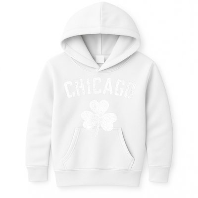 Chicago, St Patrick's day - Patty's day shamrock tee Kids Hoodie