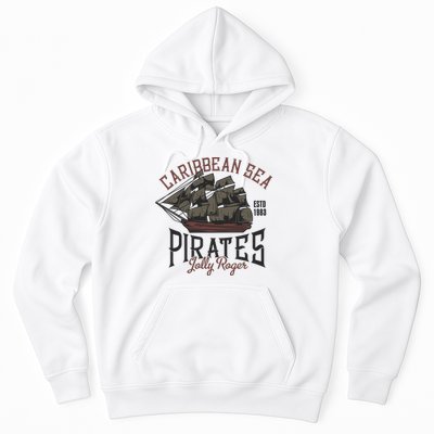 Carribbean Sea Pirates Jolly Roger Hoodie