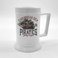 Carribbean Sea Pirates Jolly Roger Beer Stein