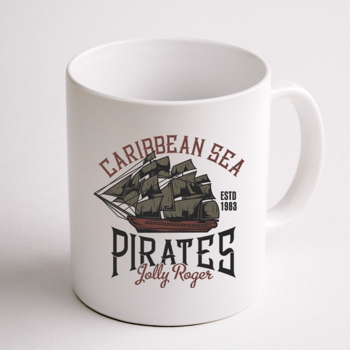 Carribbean Sea Pirates Jolly Roger Coffee Mug