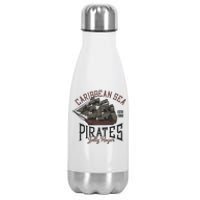 Carribbean Sea Pirates Jolly Roger Stainless Steel Insulated Water Bottle